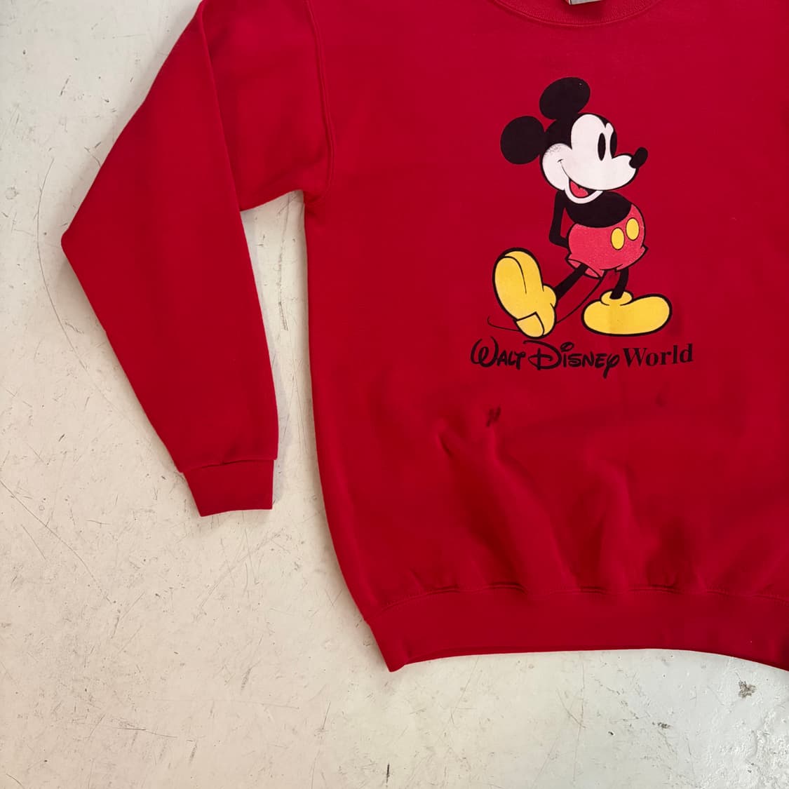 90s USA 디즈니 미키마우스 빈티지 스웻셔츠 L 상품이미지3