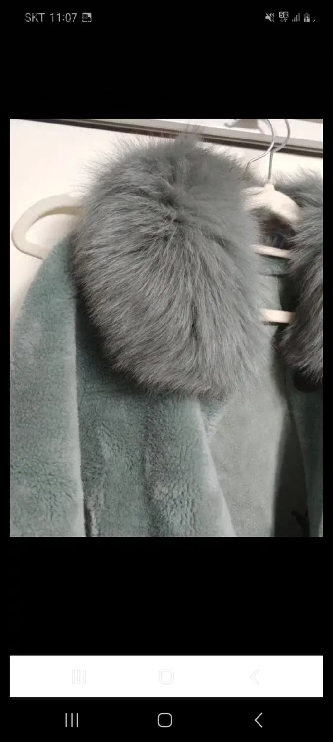 양모 폭스퍼 롱자켓무스탕 상품이미지3