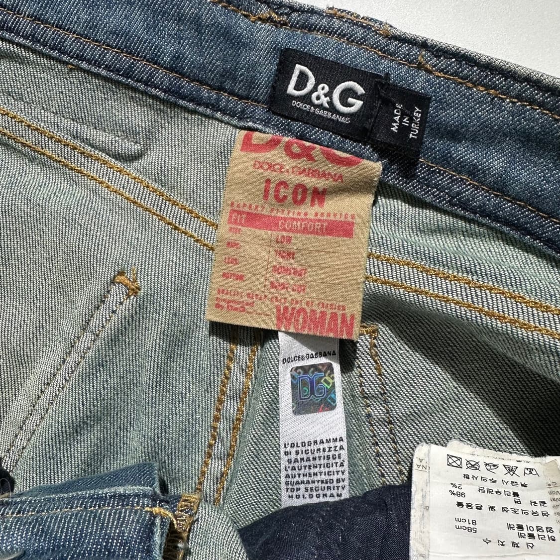 (매장판) 돌체 앤 가바나 D&G 부츠컷 데님 팬츠 상품이미지6