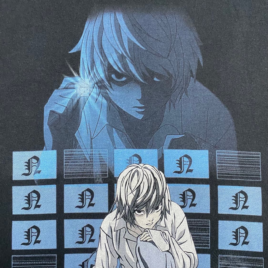 데스노트 니아 부틀렉 애니메이션 티셔츠 상품이미지4