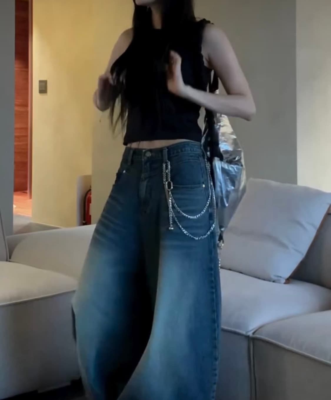 트리밍버드 메탈 체인 벨트 상품이미지4