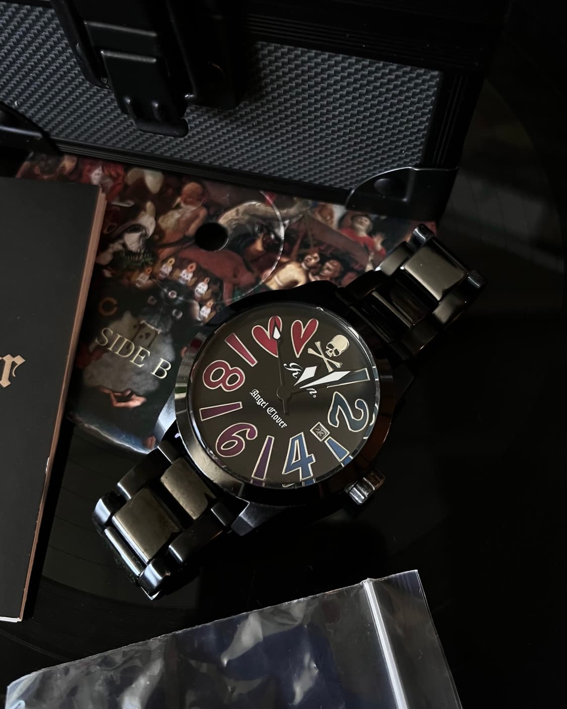 Roen X Angel Clover Skull Metal Watch 상품이미지5