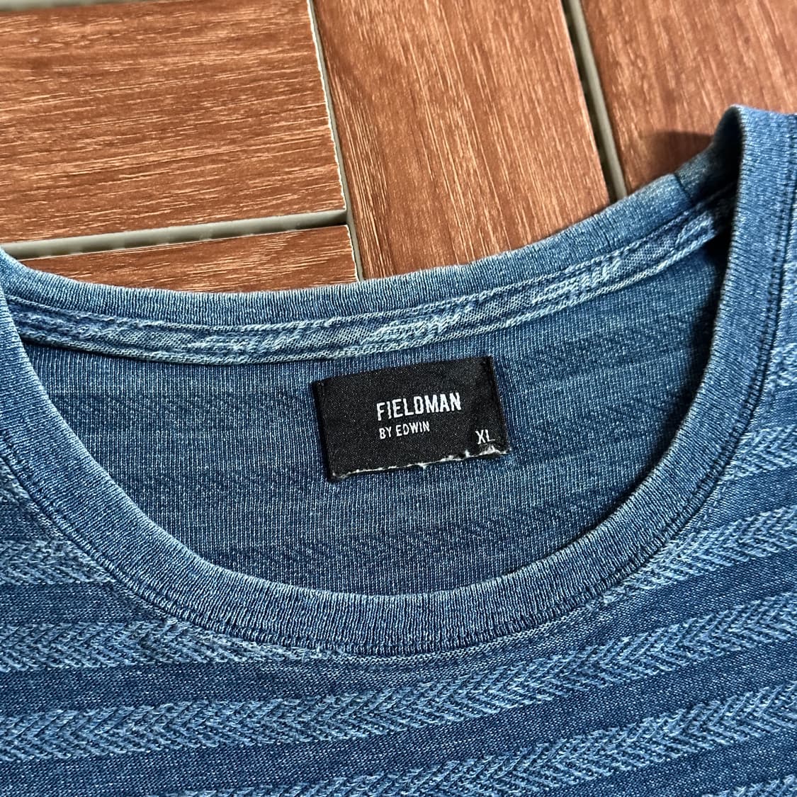 Fieldman by edwin stripe 1/2 tee 상품이미지4