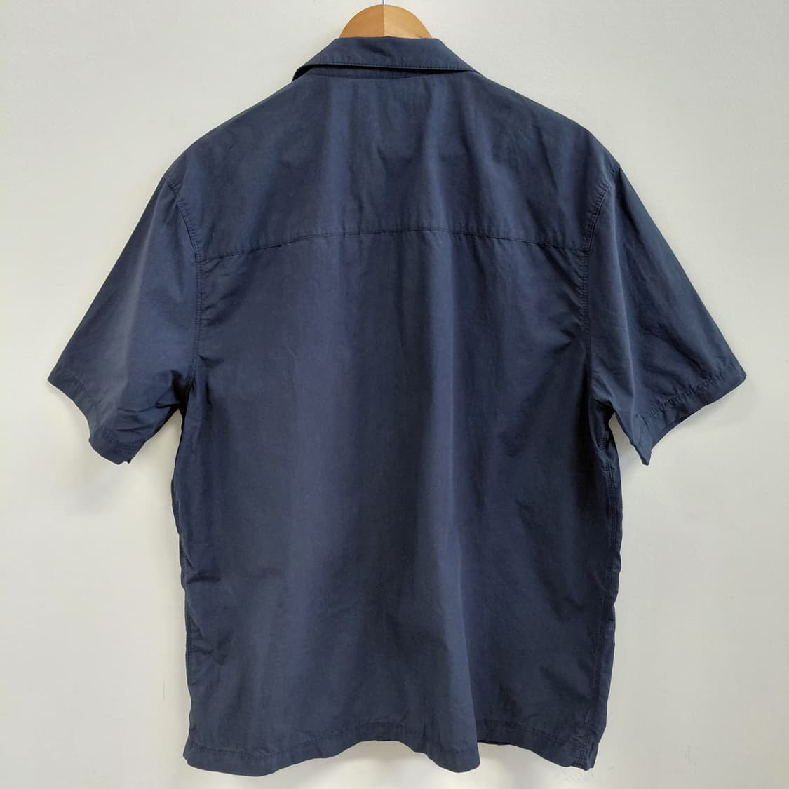 COS 코스 오픈칼라 네이비 반팔 셔츠 L 상품이미지2