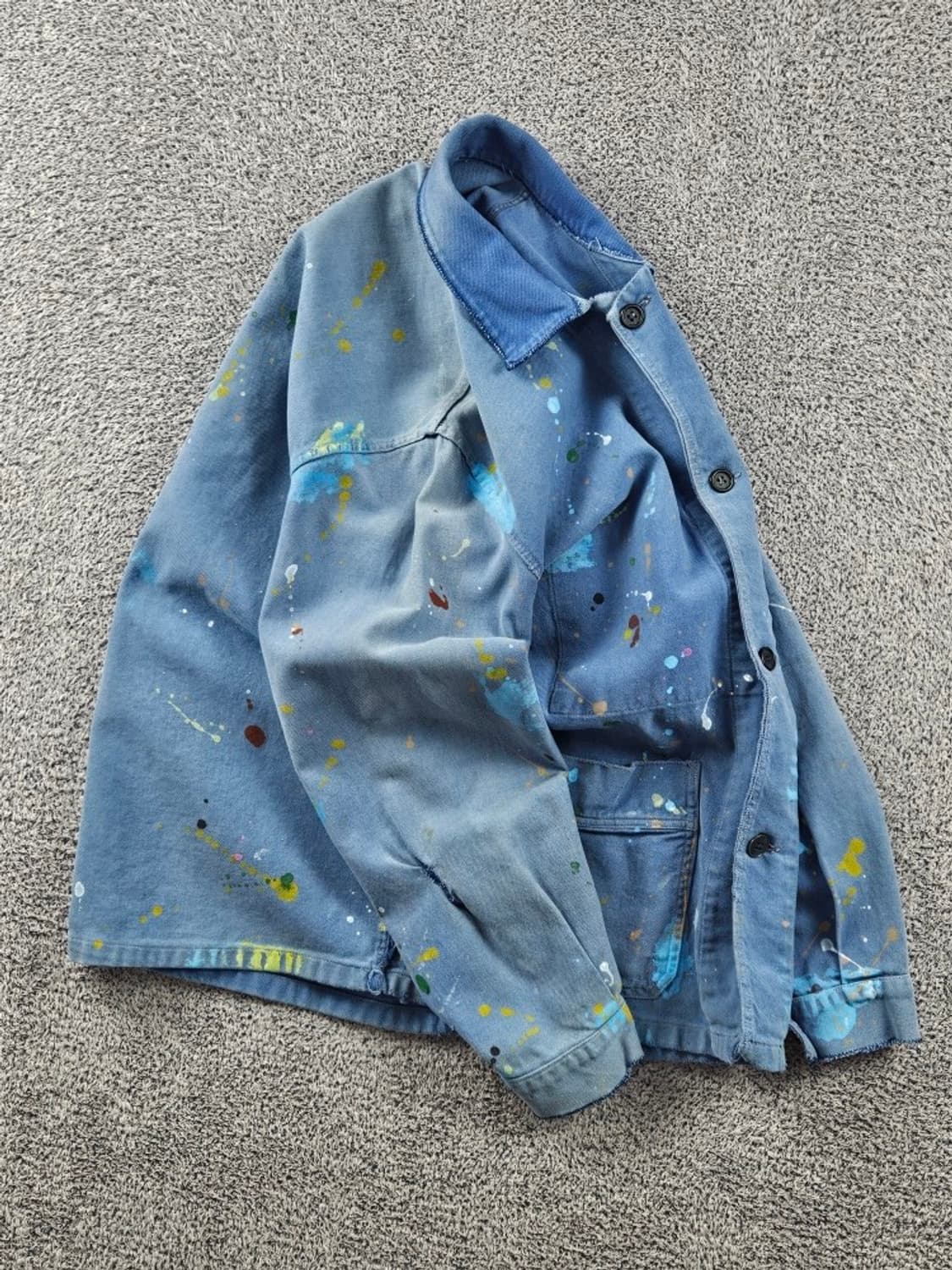 3포켓 페인티드 프렌치 워크 자켓 ( M추정 ) / 11260 상품이미지4