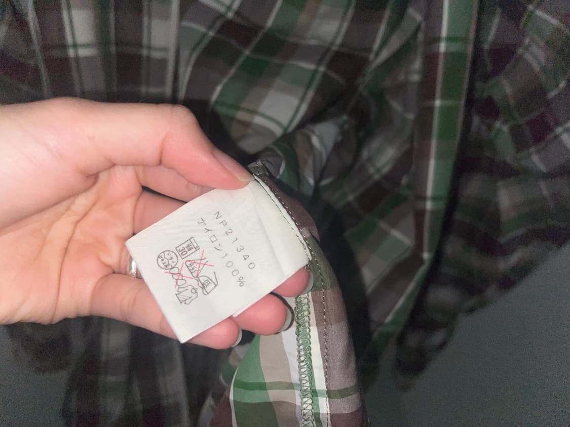 TheNorthFace Green check Windbreaker 상품이미지5