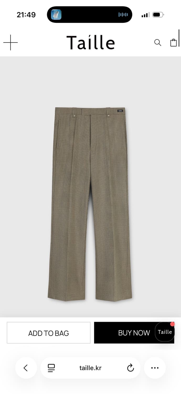 타일레 카나비 플레어 슬랙스 2사이즈 상품이미지2