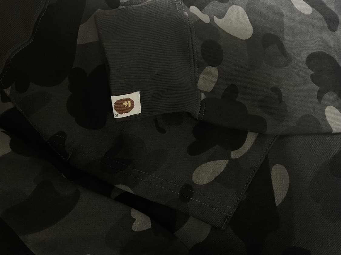 베이프 흑계 후드집업 / L 상품이미지7