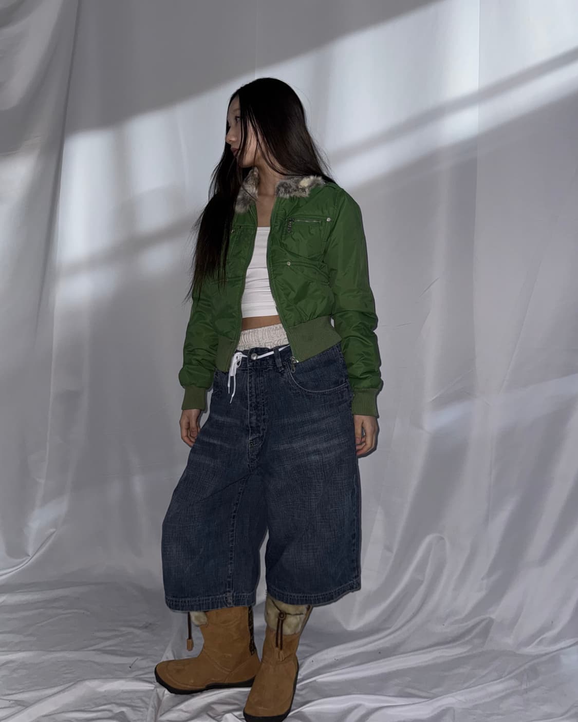 빈티지 포카가 봄버자켓  상품이미지2