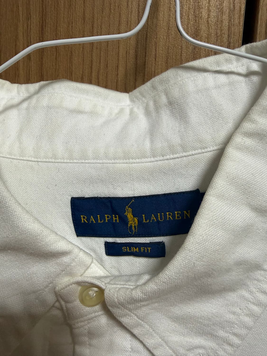 폴로 랄프로렌 흰색 슬림핏 셔츠 상품이미지2