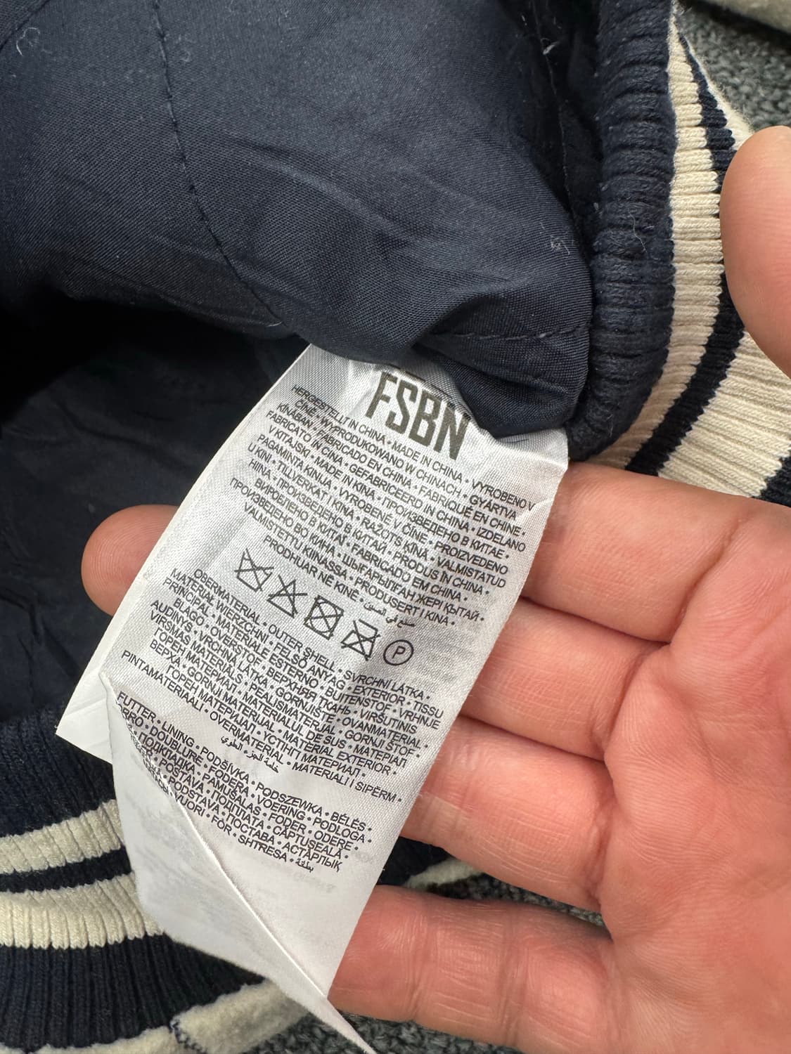 FSBN 빈티지 바시티자켓 상품이미지4