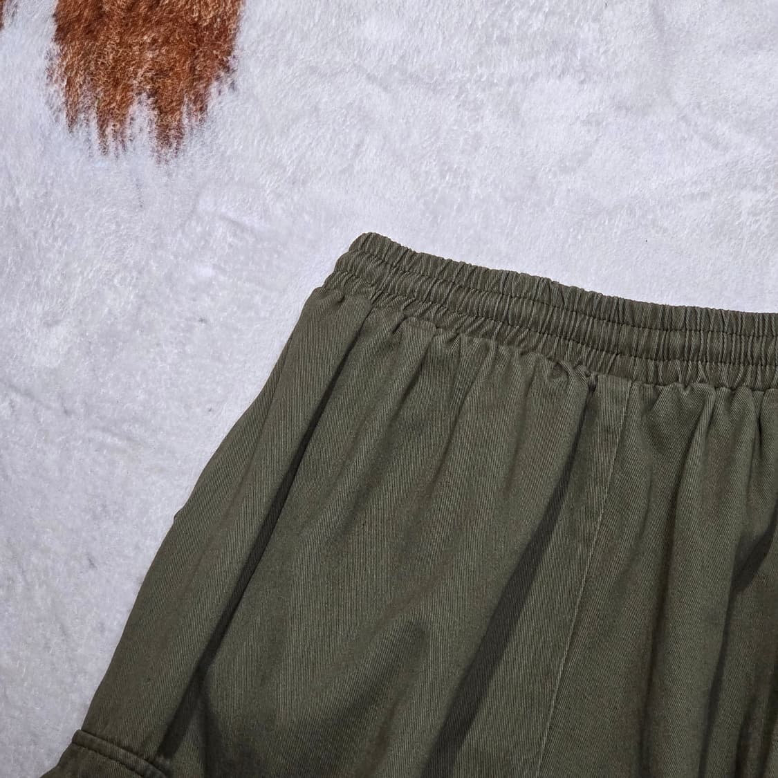 빈티지 카고 카키 코튼 벌룬 팬츠 상품이미지6