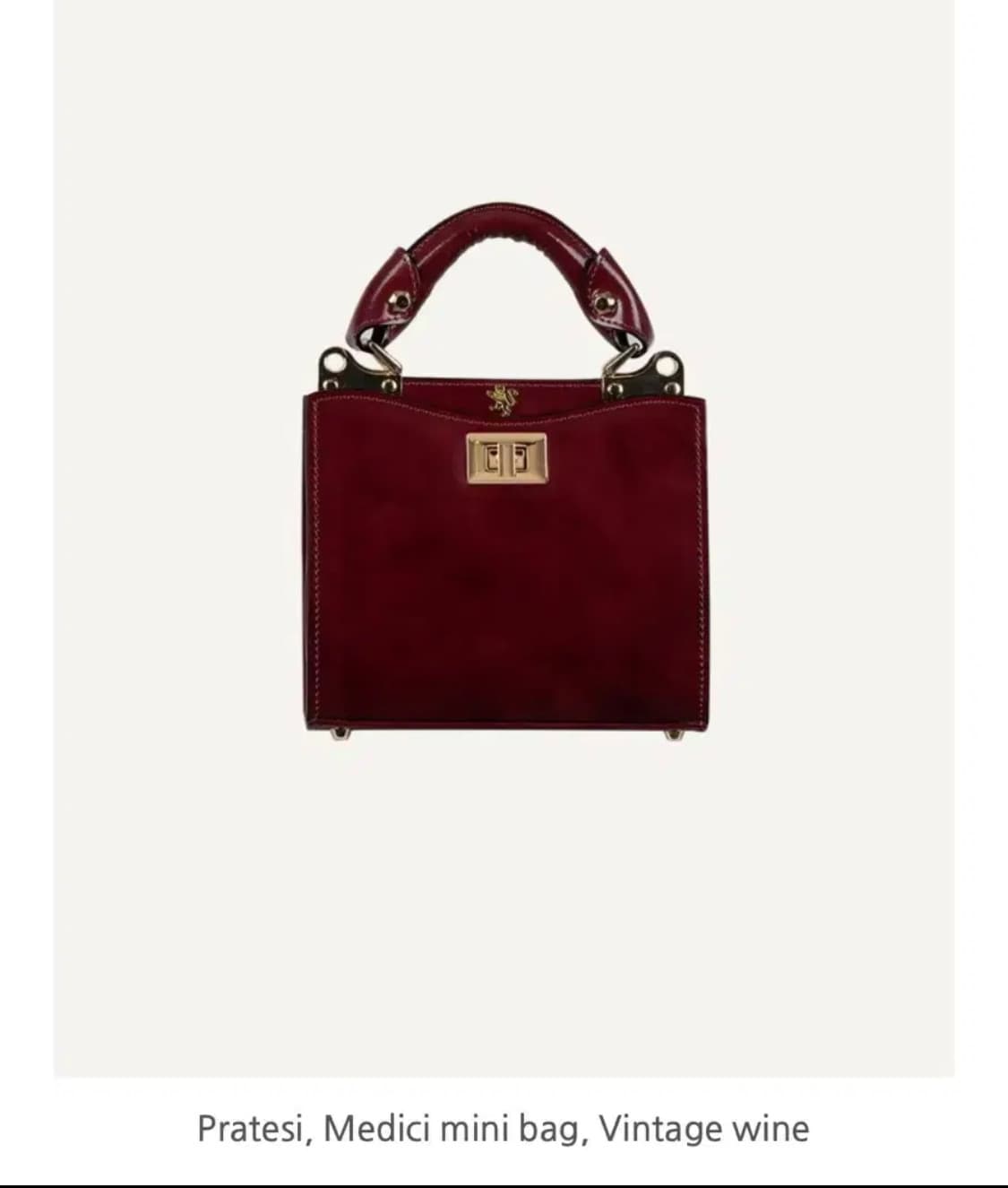 빈가데세이 메디치 토트백 와인색상 상품이미지5