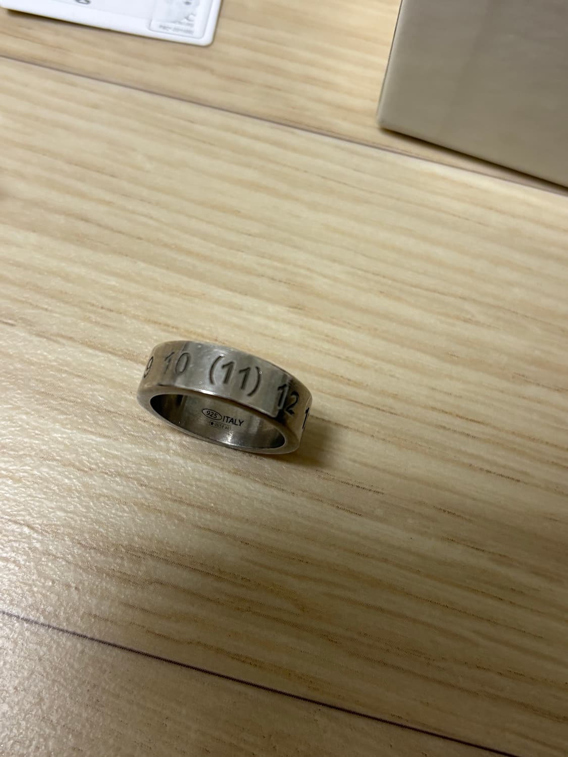 메종 마르지엘라 넘버링 반지 실버 목걸이가능 상품이미지4