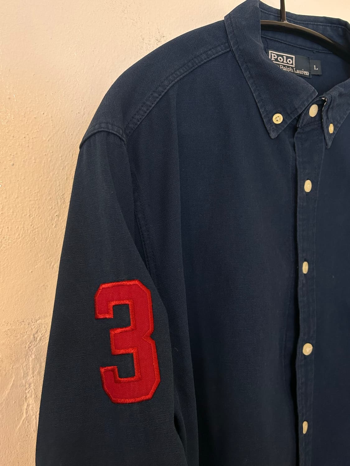 (정품) 폴로 랄프로렌 셔츠 L 네이비 상품이미지4
