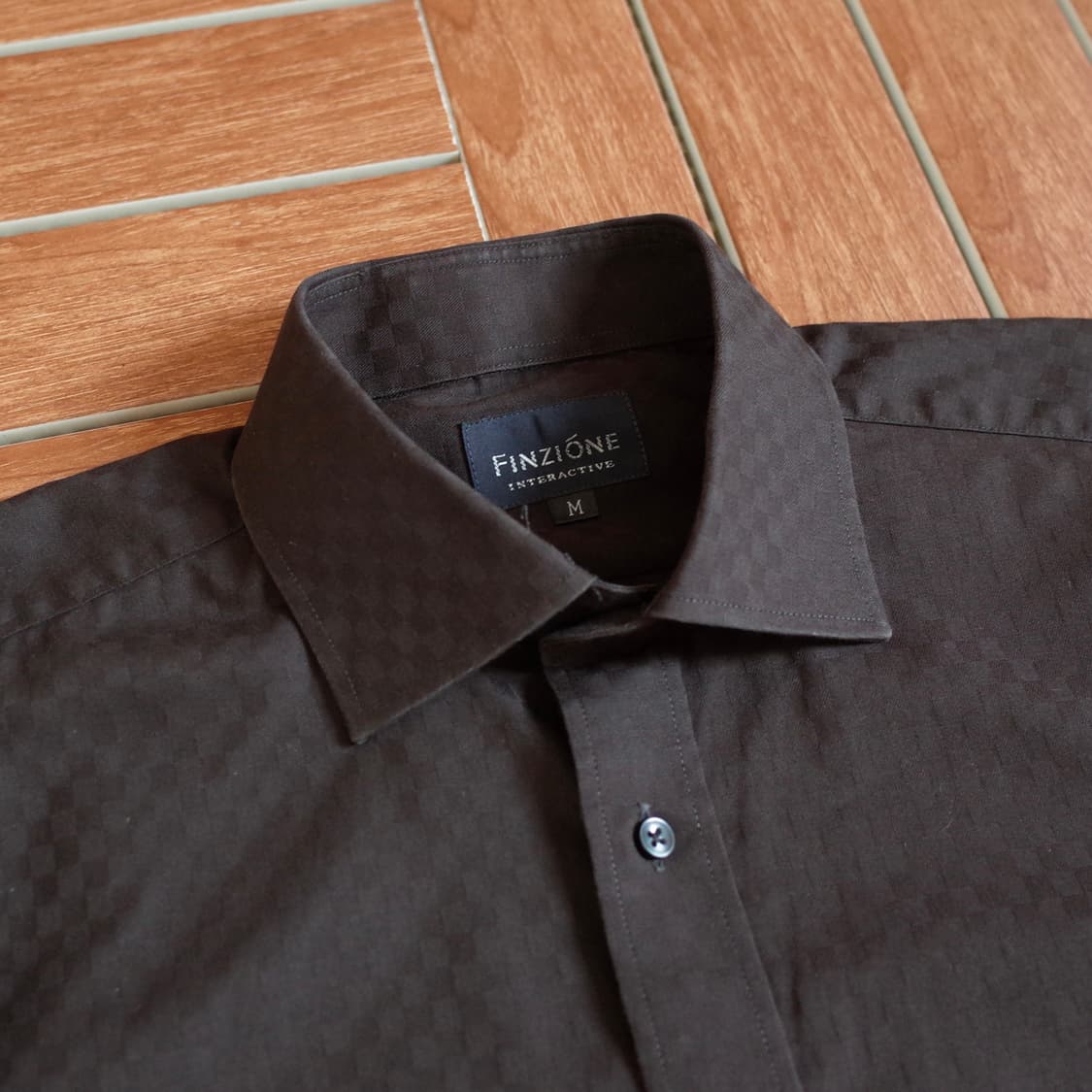 Finzione check pocket cotton shirts 상품이미지4