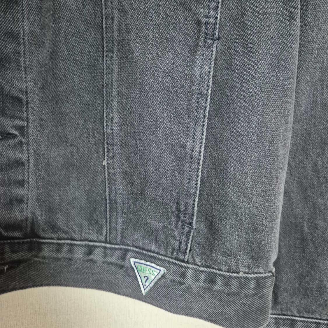 90's Guess 게스 흑청 데님자켓 상품이미지3