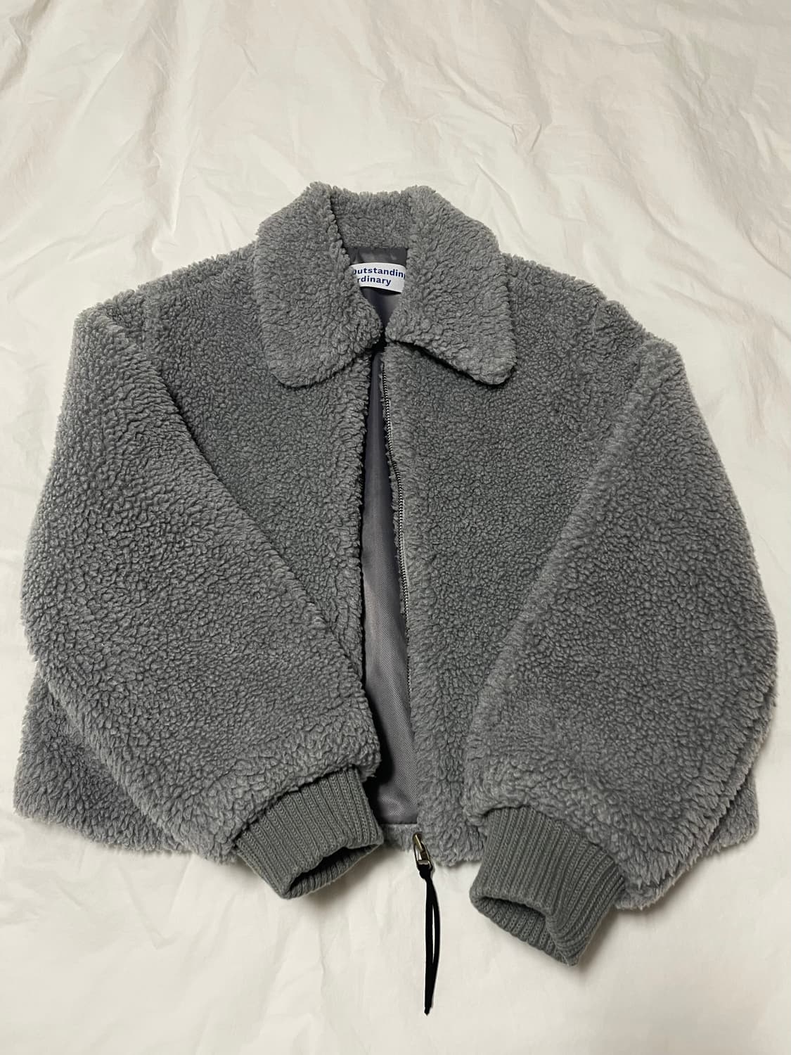 그레이 퍼 자켓 상품이미지2