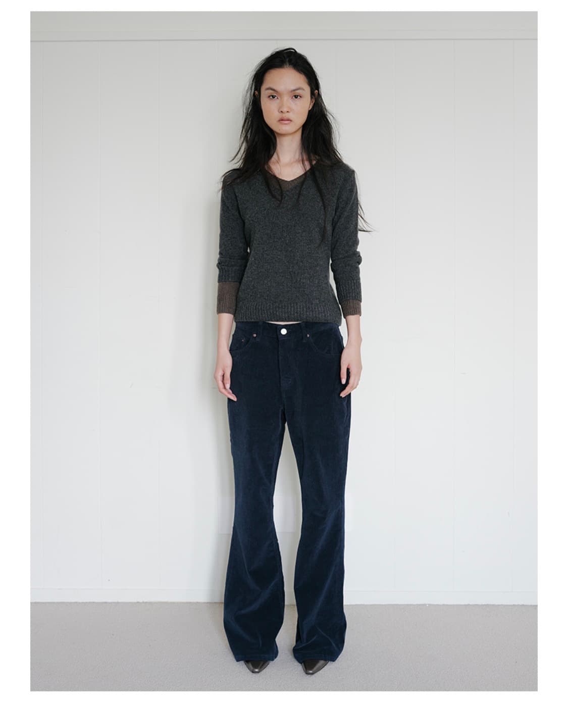 리포스 코듀로이 부츠컷 팬츠 S 상품이미지1