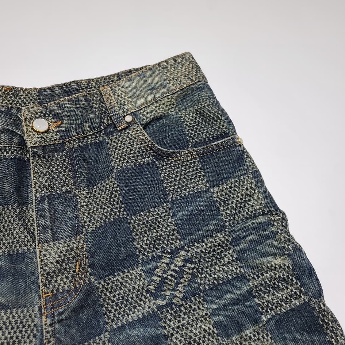 루이비통 다미에 워시드 데님 팬츠[35~36] 상품이미지2