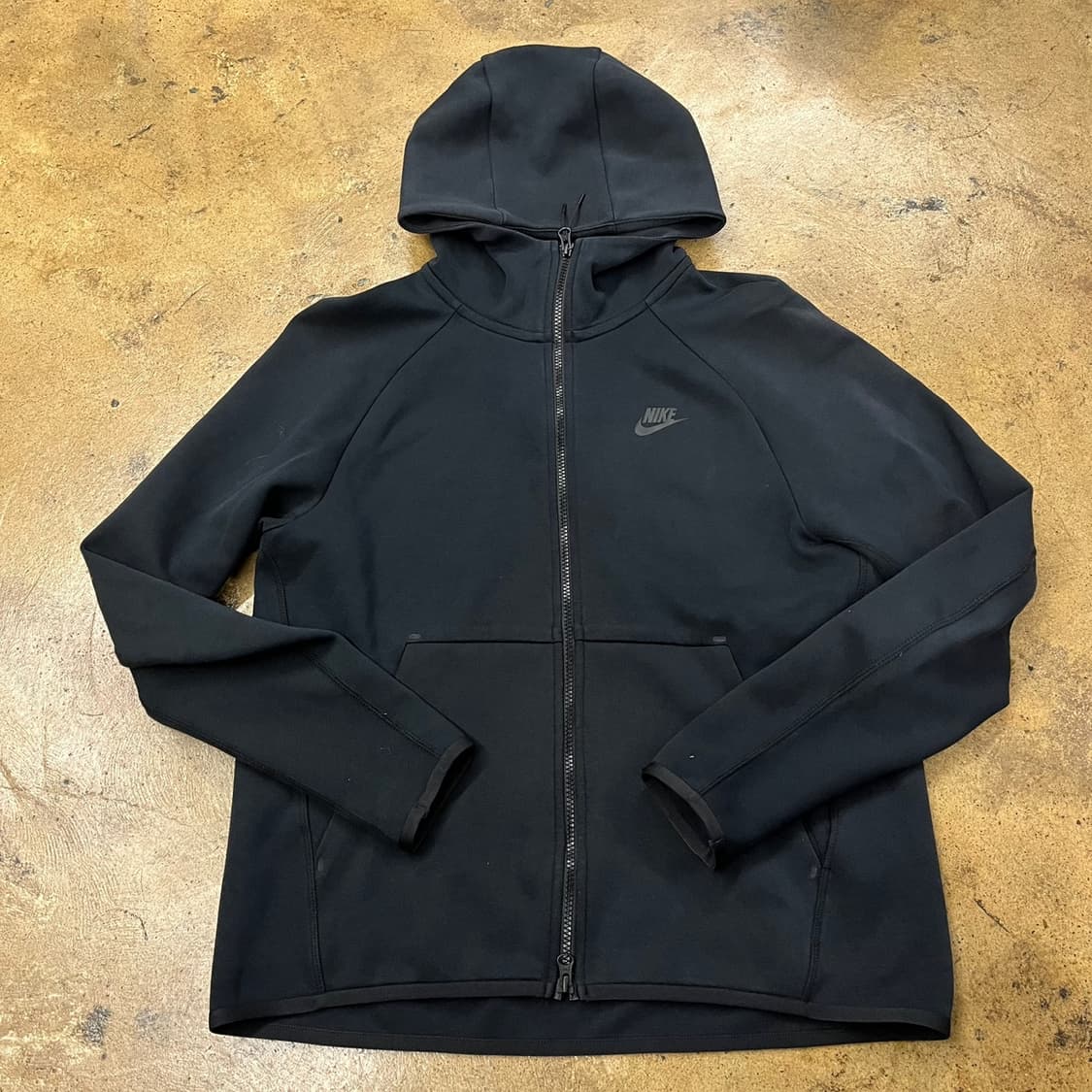 [정품/M] 나이키 테크 플리스 풀집업 블랙 b19 상품이미지2