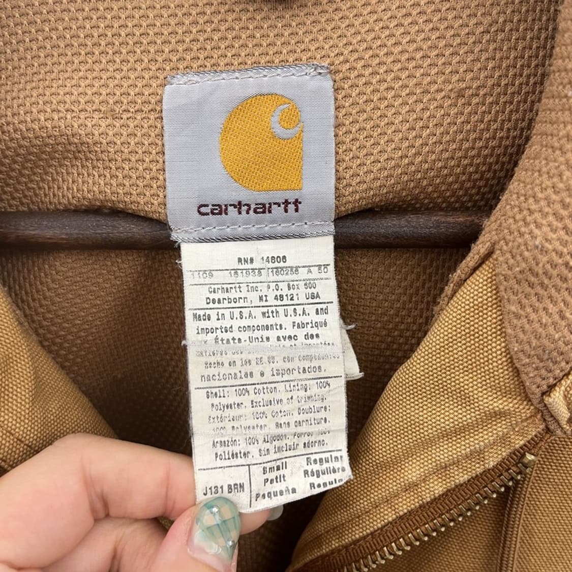 칼하트 빈티지 J31 덕 액티브 자켓 105 C05642 상품이미지3