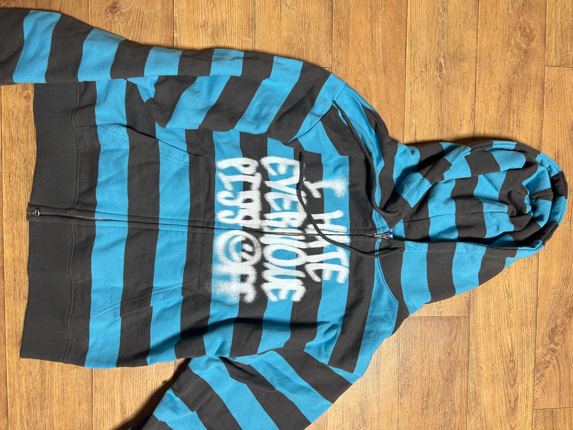 이스트쿤스트 후드집업 블루 상품이미지1