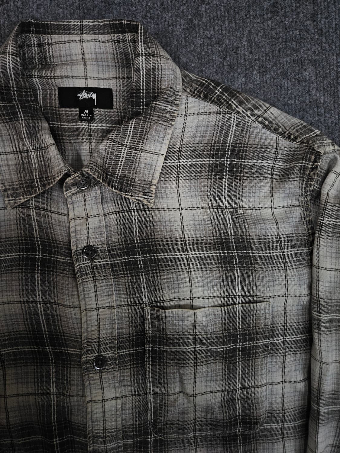 스투시 라지 프린티드 플레이드 매튜 셔츠(급처) 상품이미지2