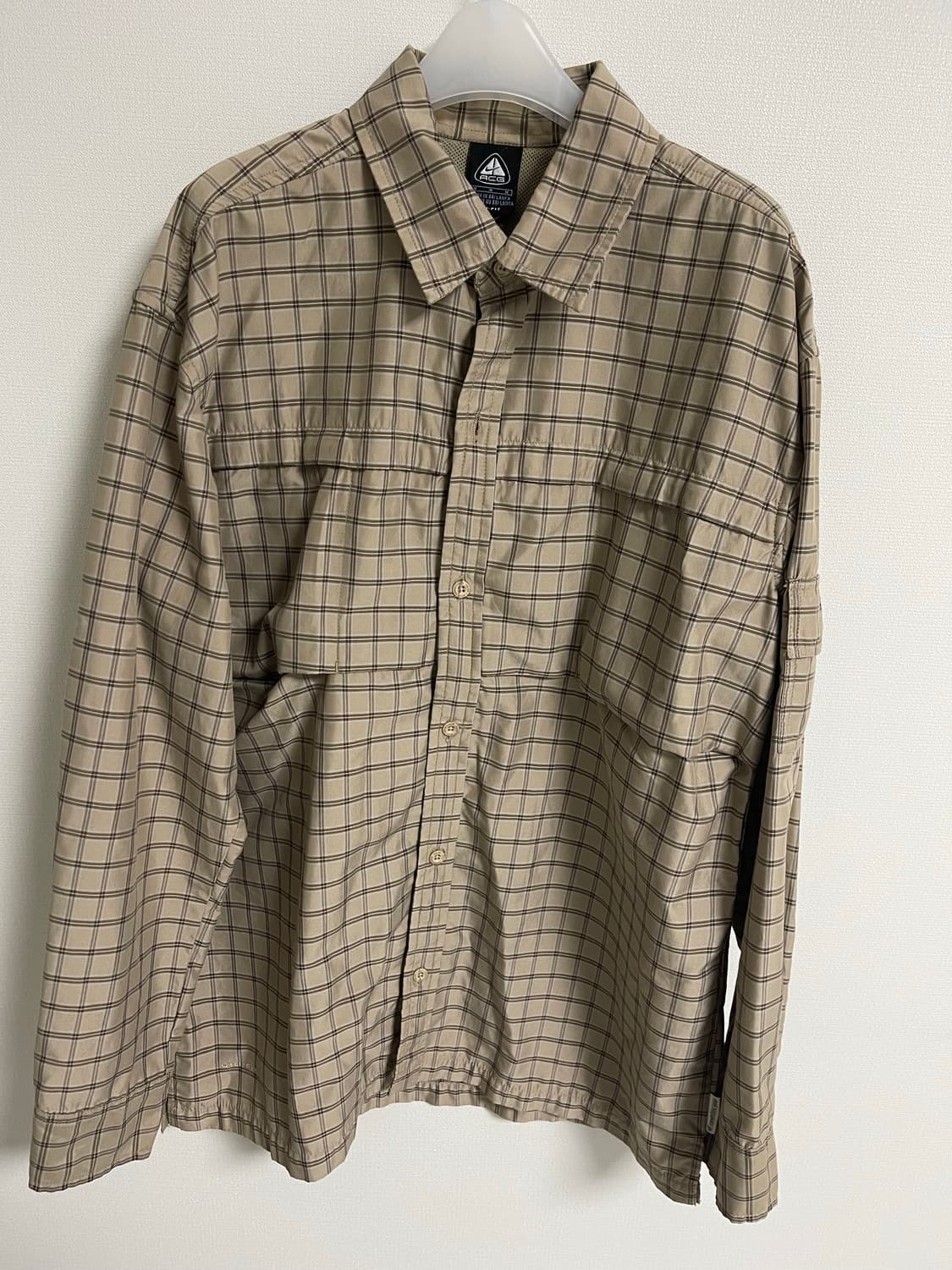 나이키 acg 체크 셔츠 상품이미지2