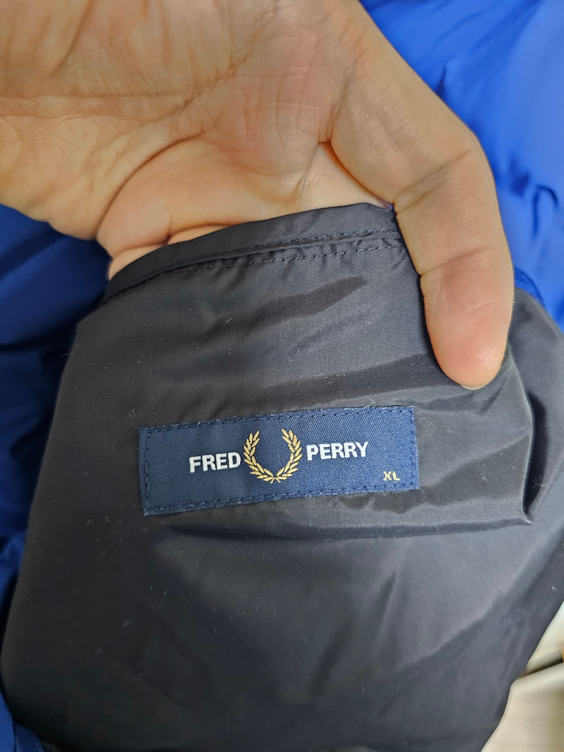 프레드페리 봄버 테니스 자켓 L 정품, 최상급라인 매장 정가 60만원대, 상품이미지2