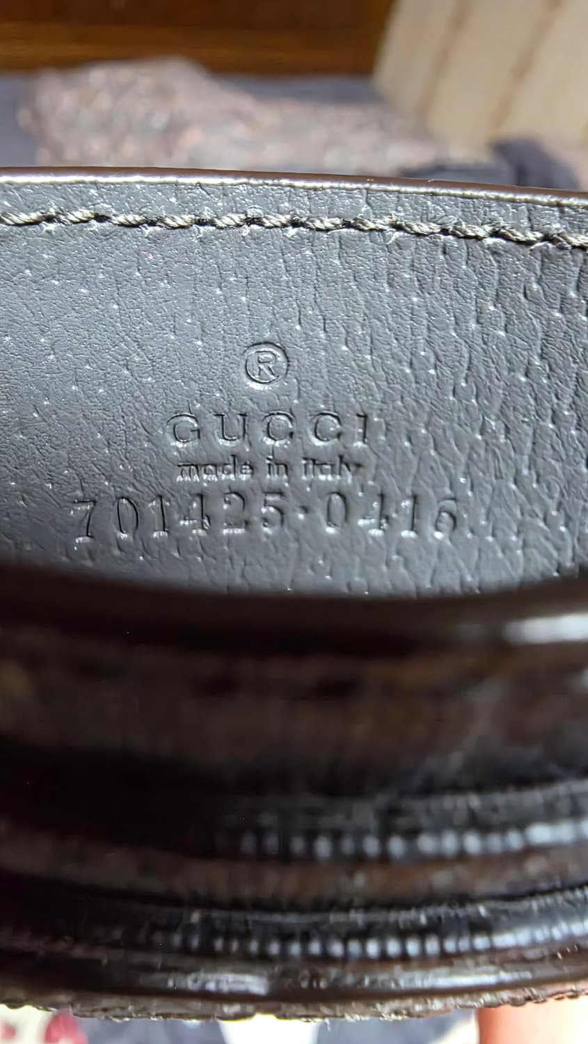 (정품) 구찌 인터로킹 G컷아웃 카드지갑/남녀공용/개인/팝니다. 상품이미지4