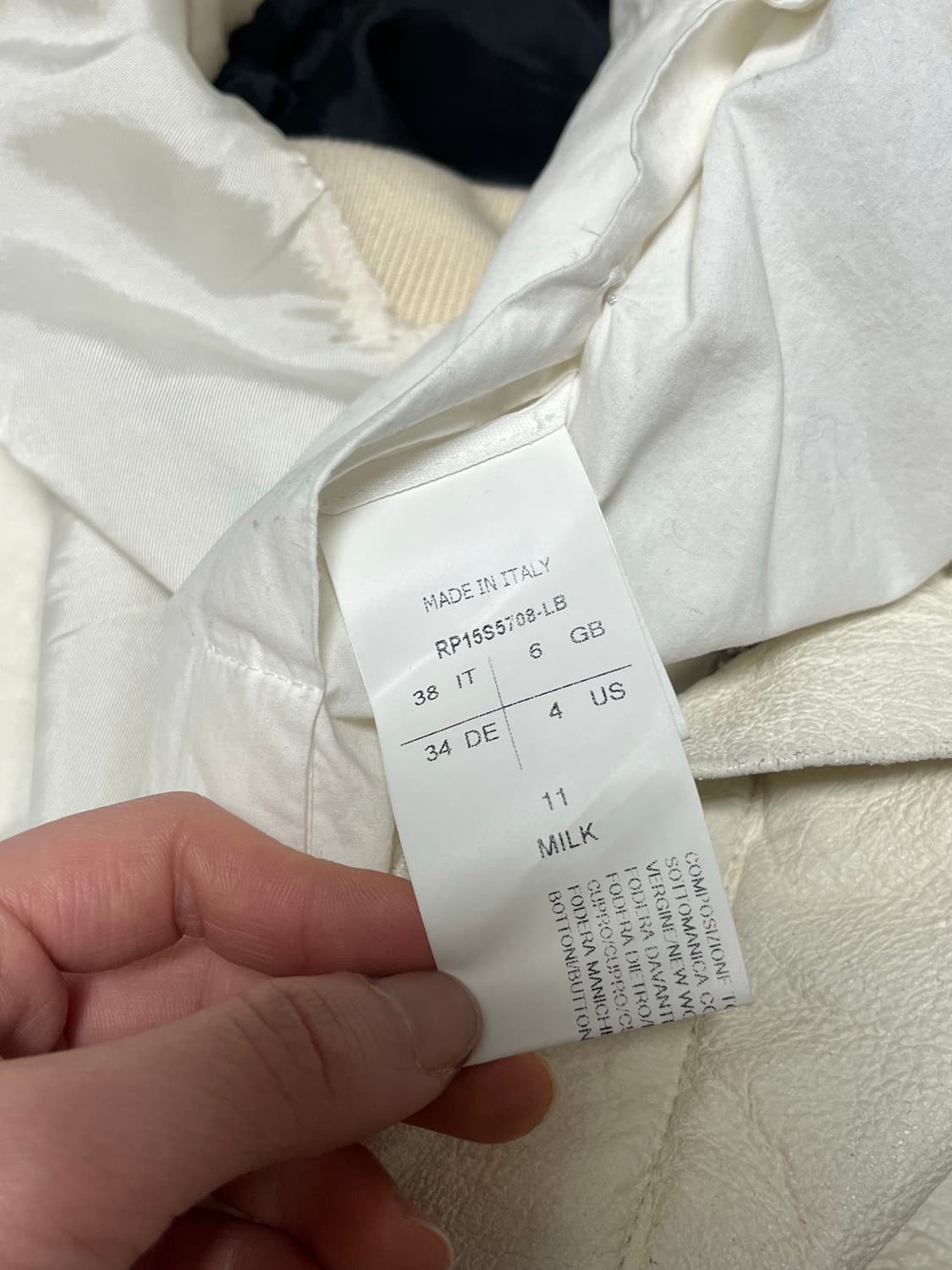 Rick owens drape milk jacket  상품이미지8