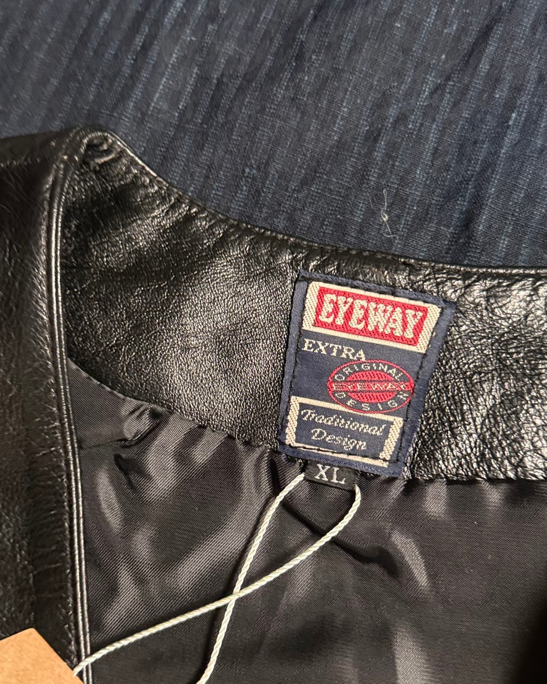 90-00‘s 아이웨이 카우하이드 베스트 XL 상품이미지4