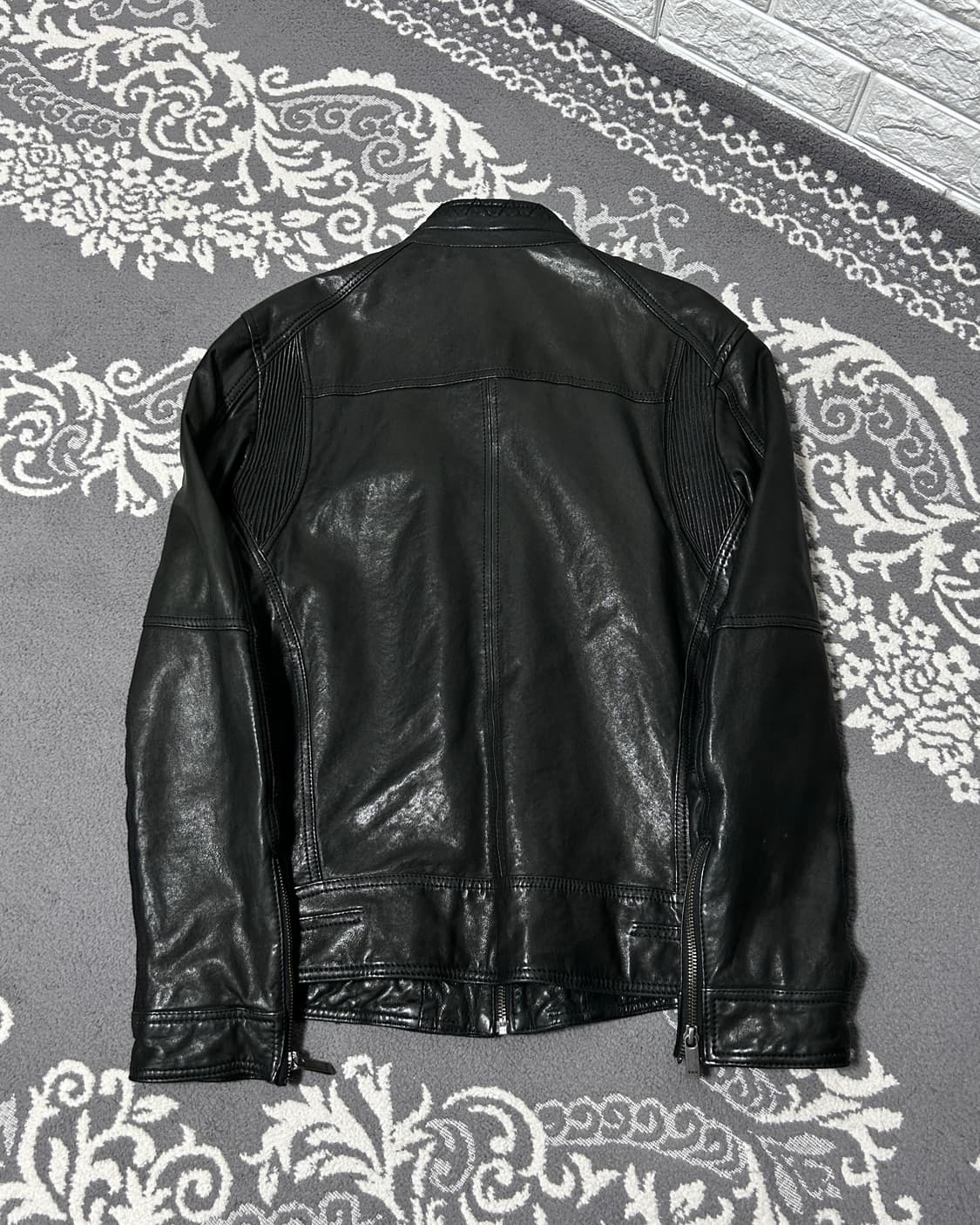 00‘s 하이넥 램스킨 자켓 상품이미지6