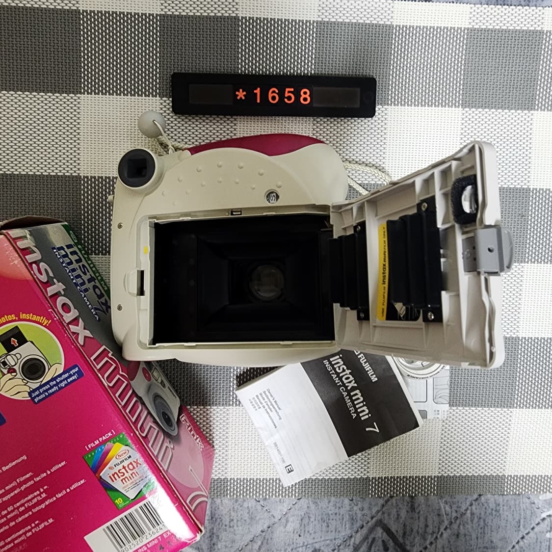 후지 인스탁스 미니 7 폴라로이드 카메라 박스품 상품이미지5
