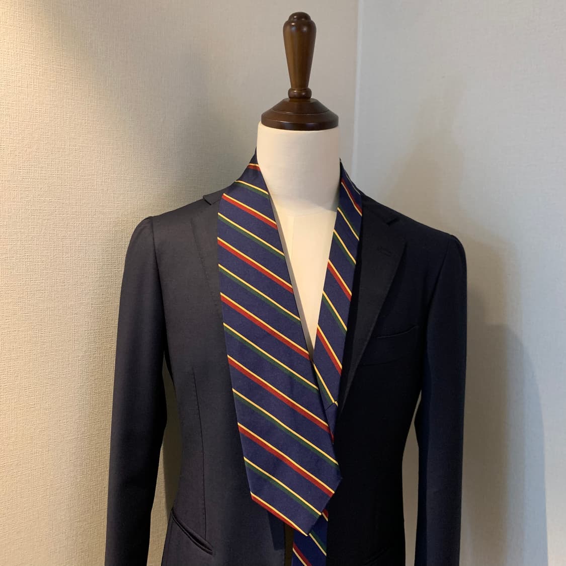 브룩스브라더스 스트라이프 100실크 클래식 정장넥타이 A-A+등급 상품이미지1