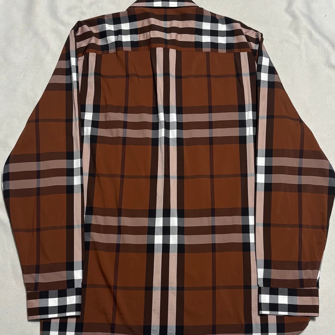 🫶🏻 버버리 브라운 체크 셔츠 🫶🏻 상품이미지3