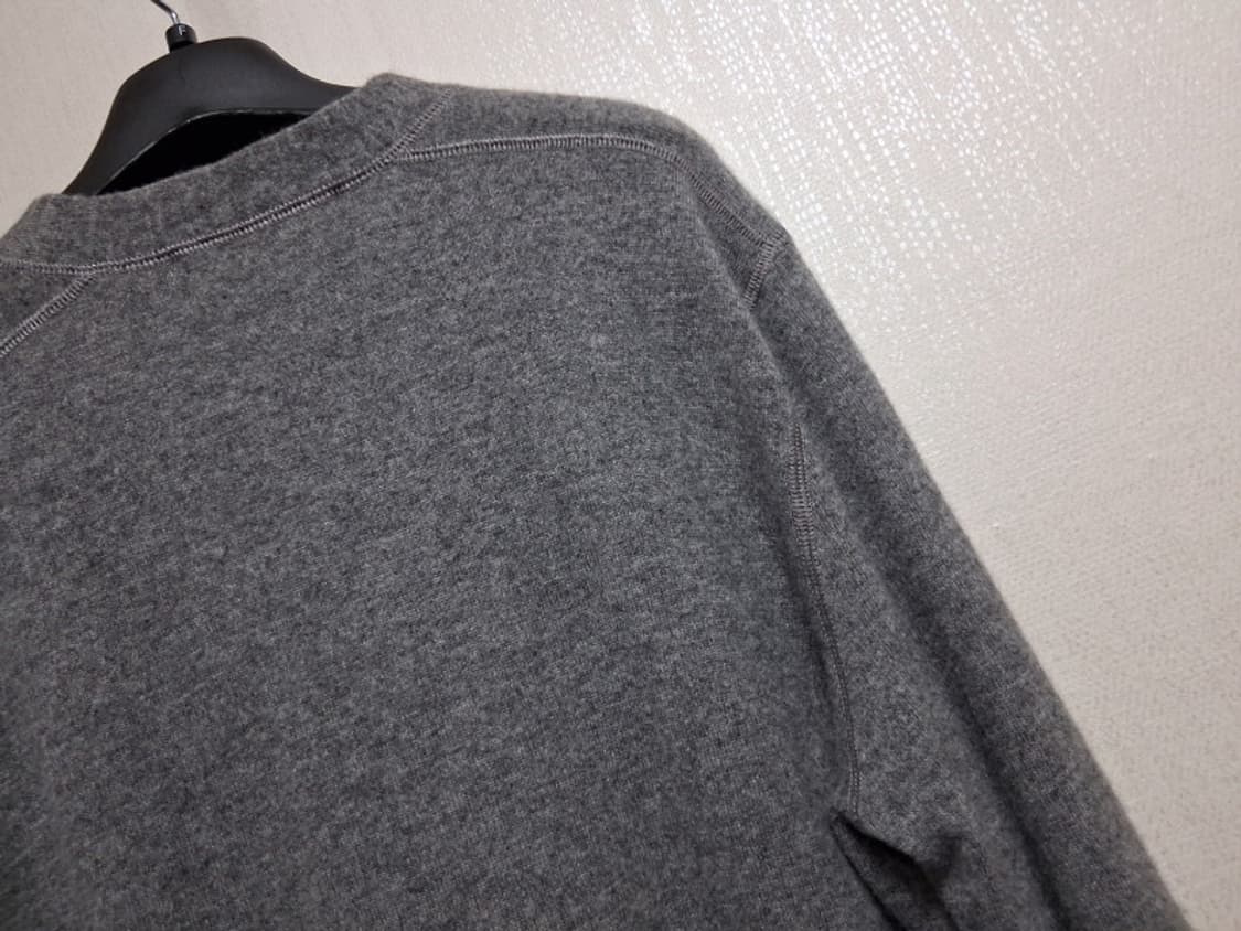 일본빈티지 폴로 랄프로렌 남성 그레이 헨리넥울니트 남성 95적당 표기L
 상품이미지6