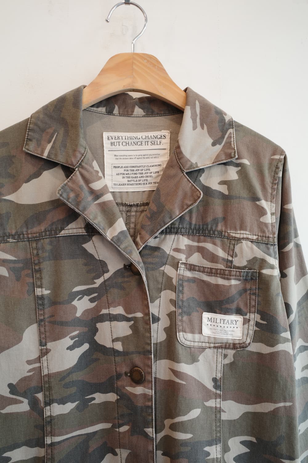 Japan brand 카모플라쥬 패턴 코트  상품이미지2