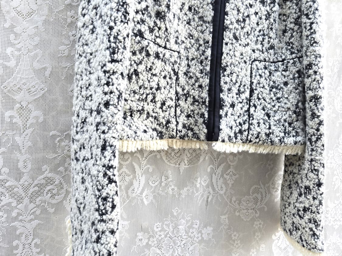 칼 라거펠트 트위드 집업 자켓 상품이미지4