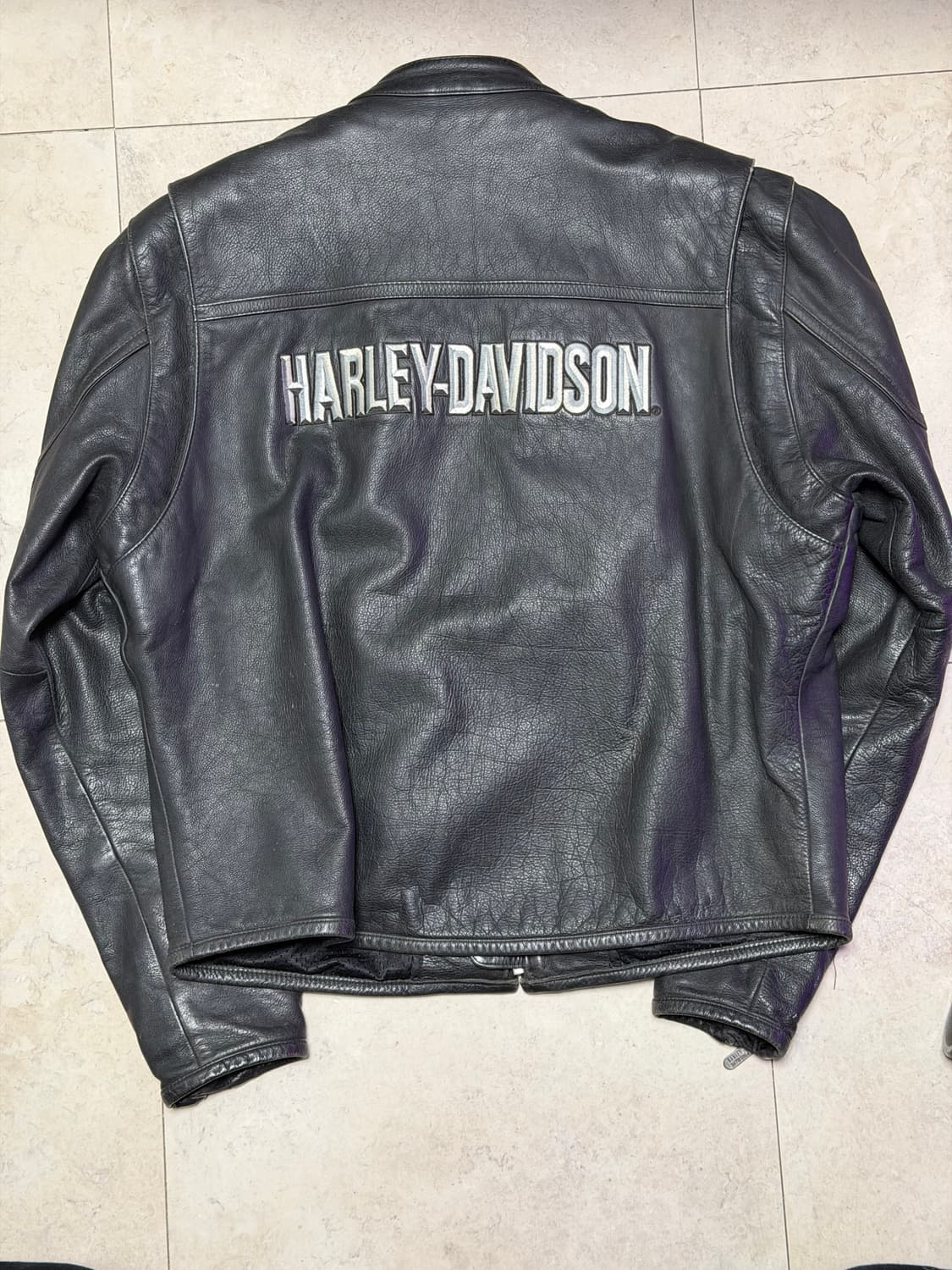 00s HarleyDavidson Single Leather Jacket 상품이미지2