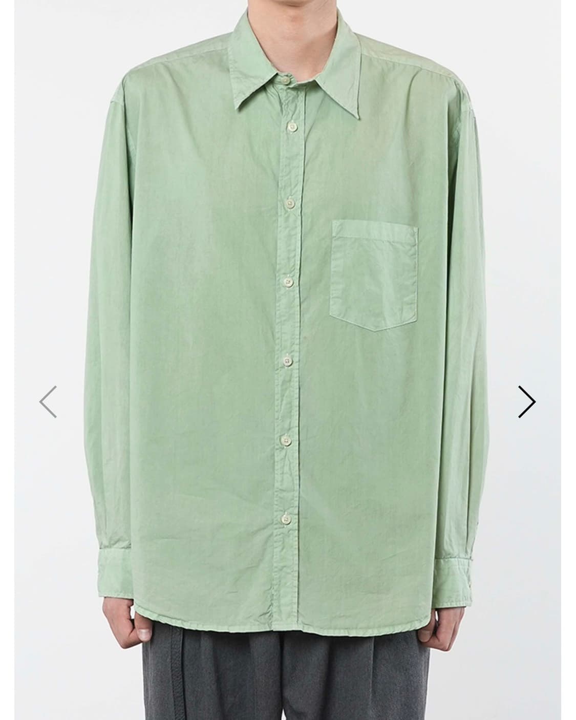 이얼즈어고/ 트레디셔널 다이드 포이카 셔츠/ 3  상품이미지1