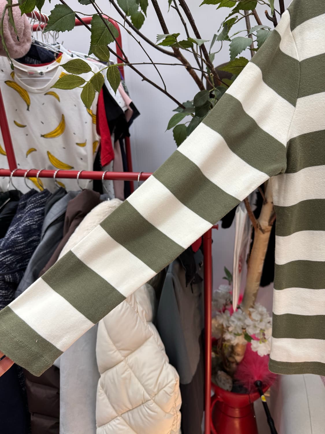 👕 랄프 로렌 스포츠 스트라이프 코튼 티셔츠 상품이미지5