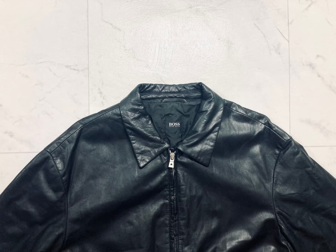 휴고보스 램스킨 양가죽 레더 자켓 40R, 100-105 상품이미지4