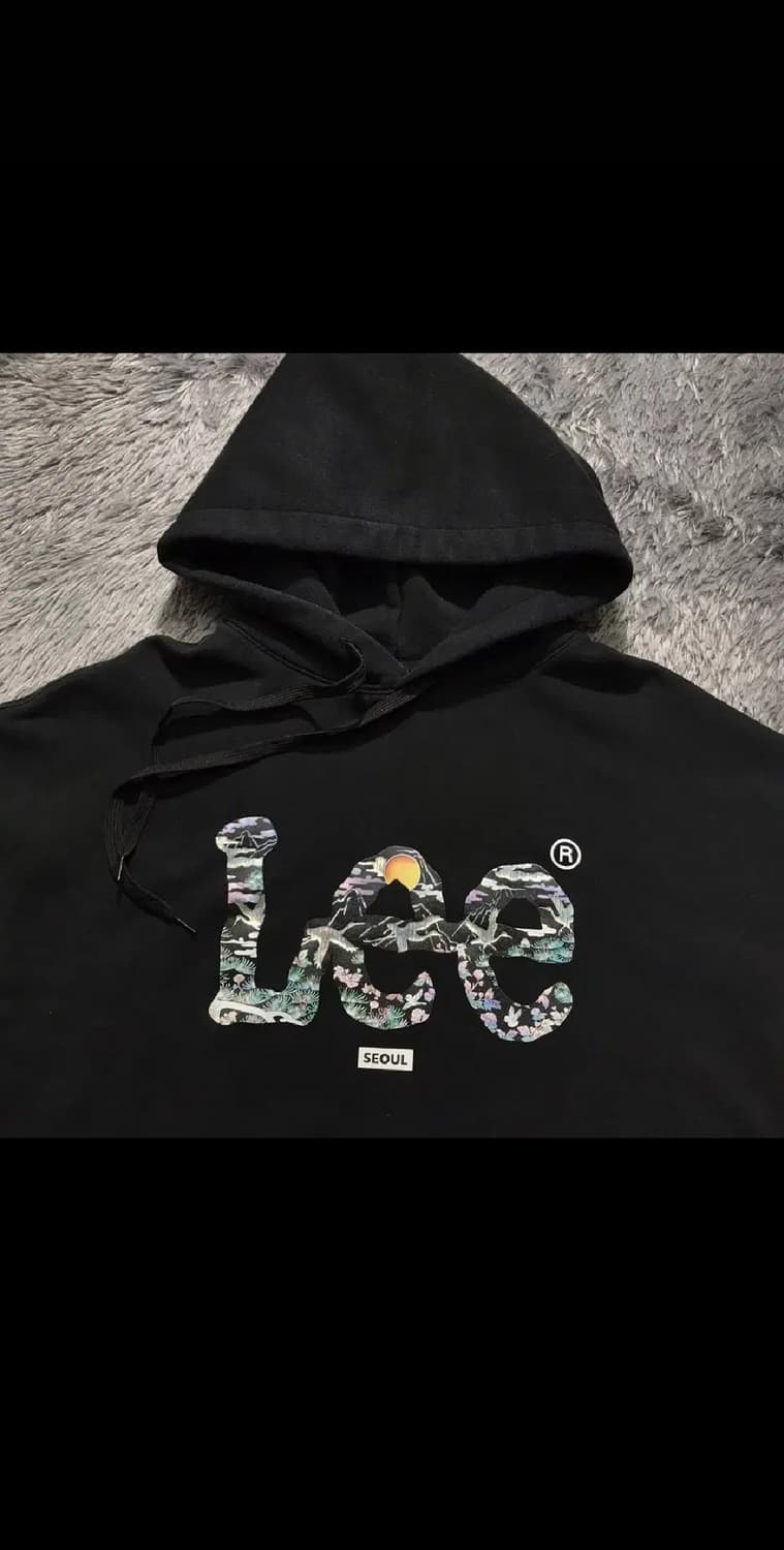 [[M, A급, 공용]@ Lee  자개문양 서울 에디션 트위치로고 후드티 상품이미지2