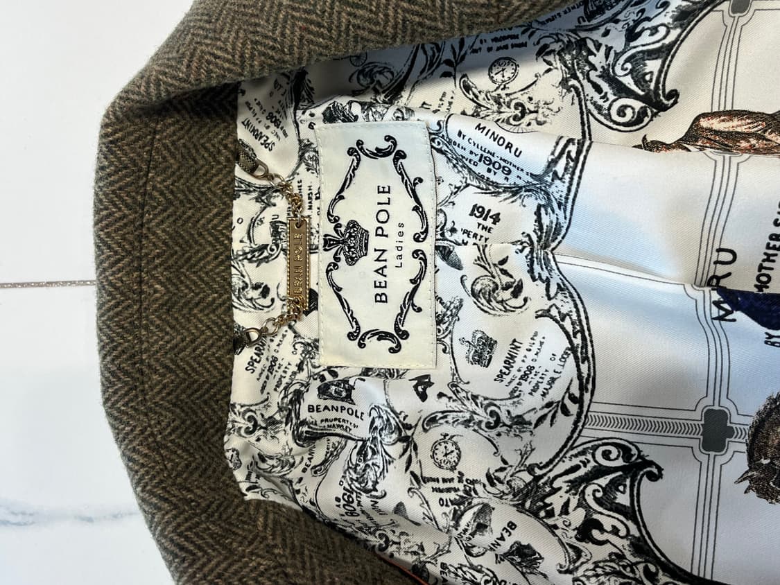 빈폴 레이디스 헤링본 자켓 S 상품이미지3