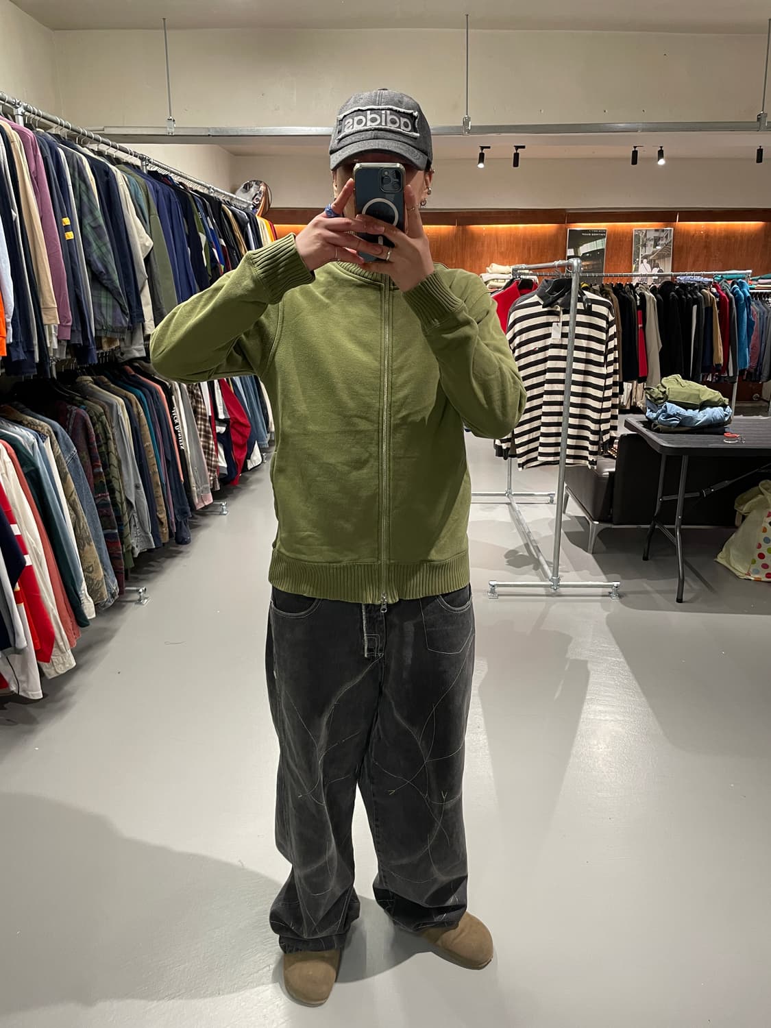 빈티지 투웨이 집업 자켓 상품이미지5