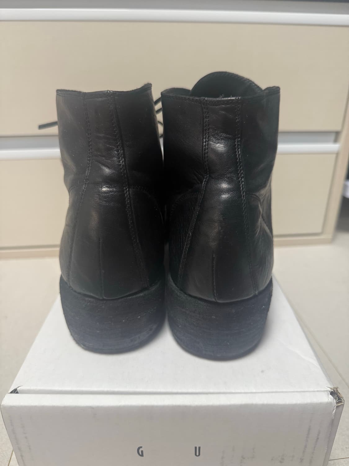 구이디 793 레이스업 앵글 부츠 45사이즈(280) 상품이미지3