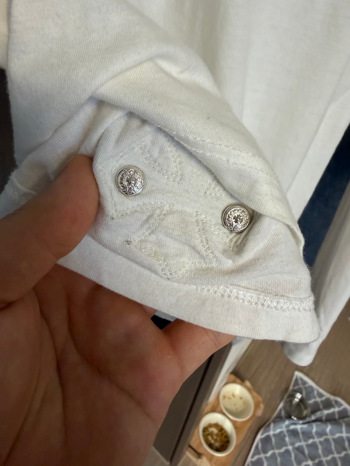 크롬하츠 가죽패치 롱슬리브 상품이미지5