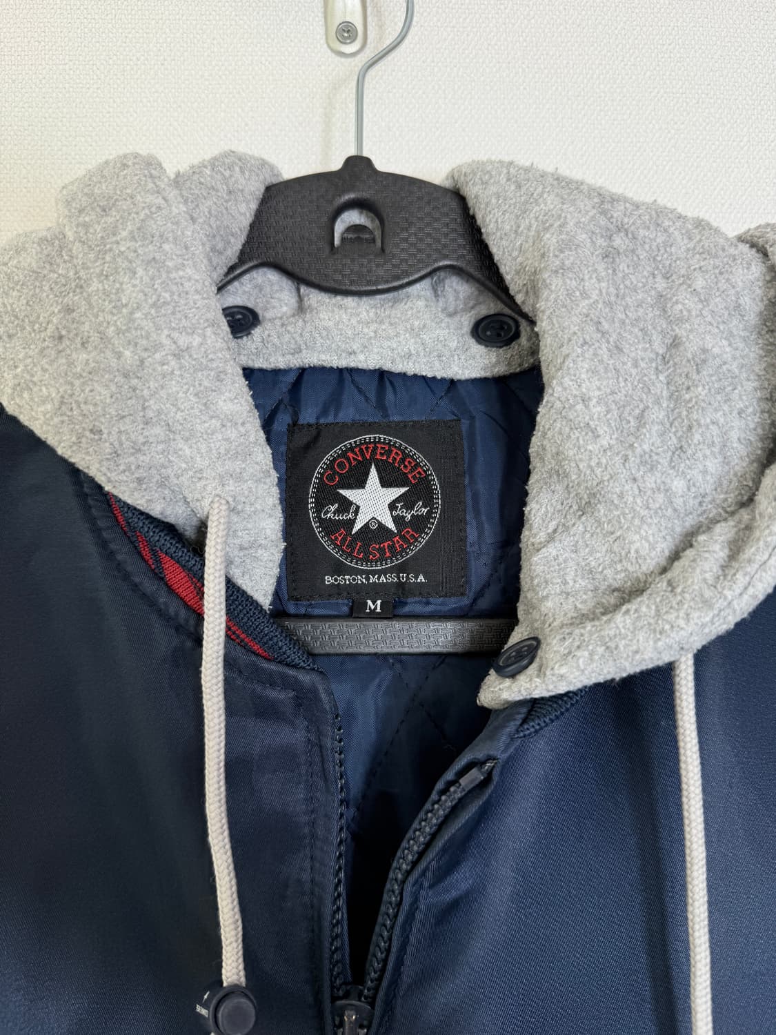 컨버스 올드스쿨 네이비 패딩자켓 상품이미지4